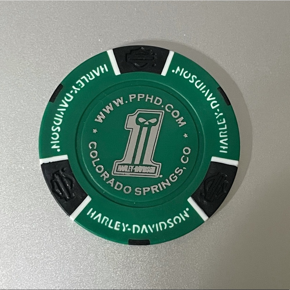 Harley Davidson poker chip Colorado Springs CO